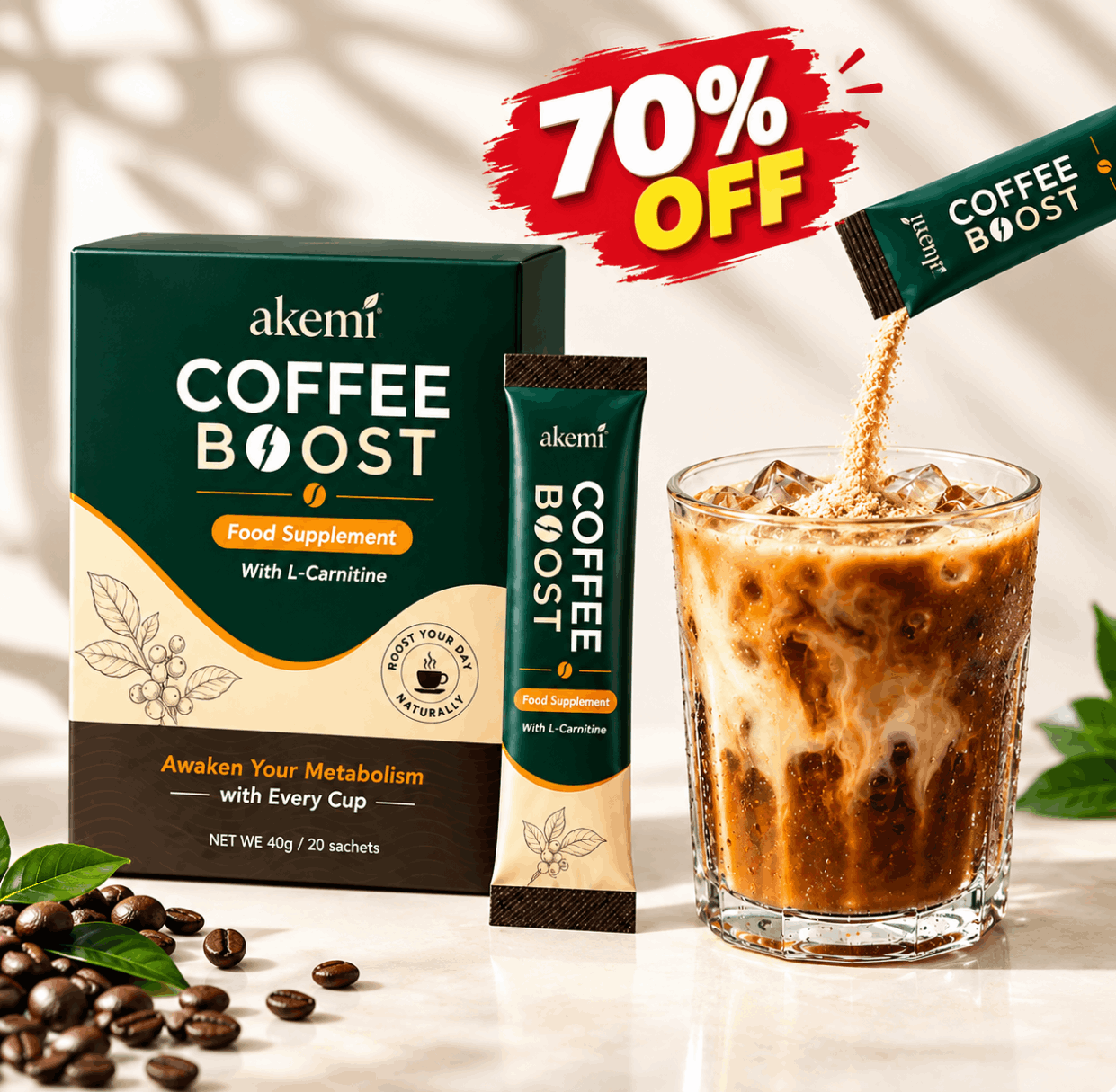 buy akemi coffee boost now